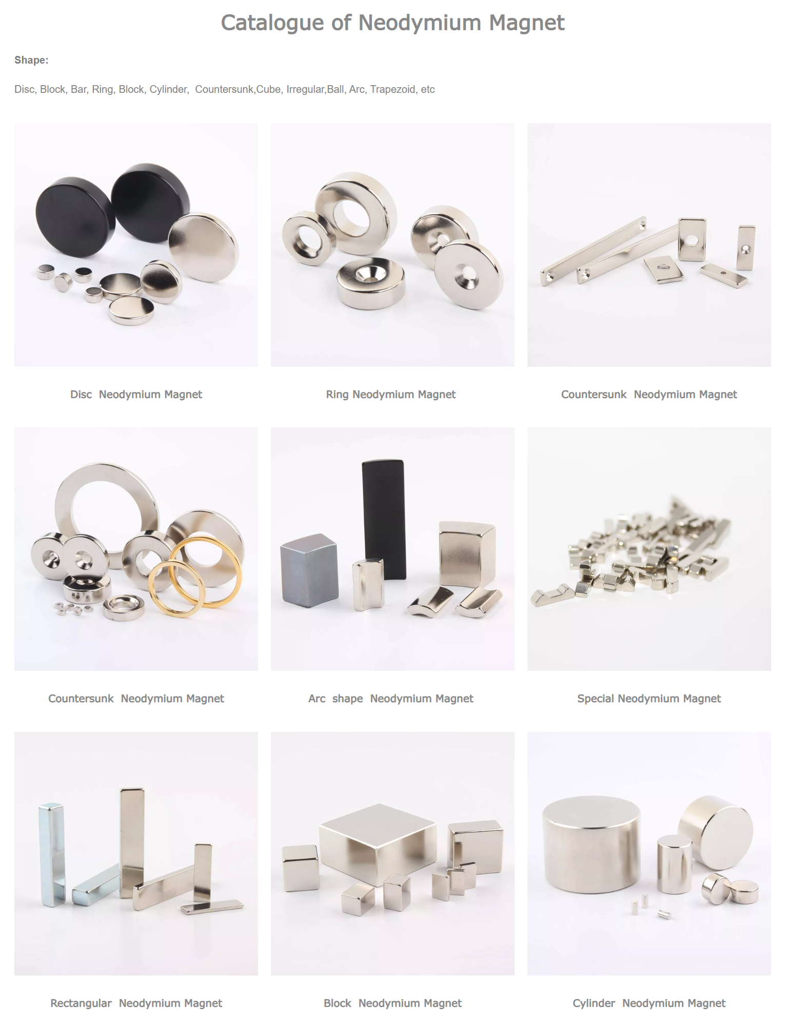catalogue