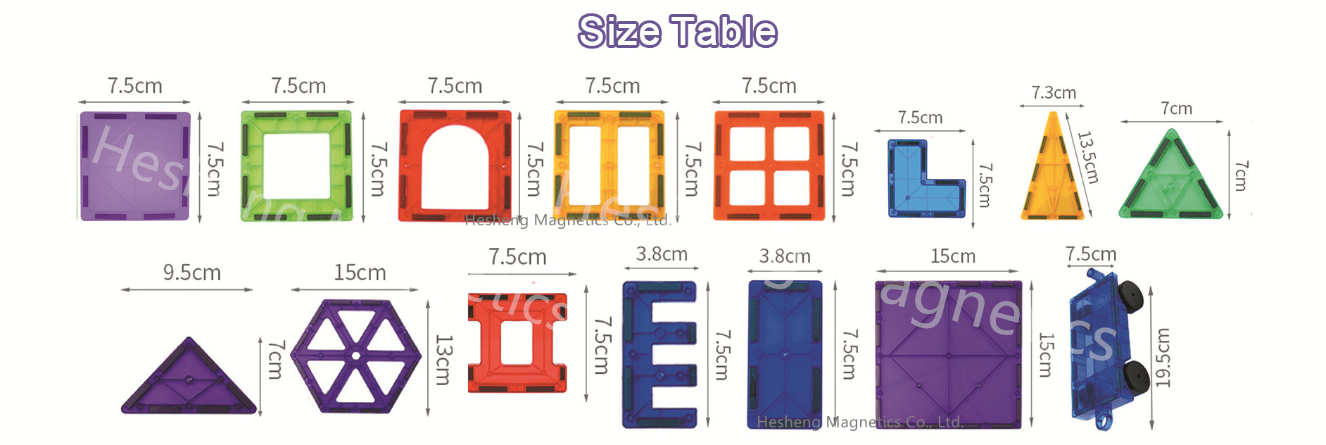 building tiles size